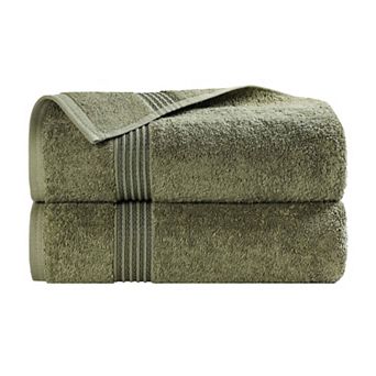 SUPERIOR Heritage 2 pc Egyptian Cotton Solid Bath Towel Set