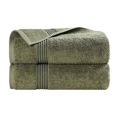 SUPERIOR Heritage 2-Piece Egyptian Cotton Solid Bath Towel Set