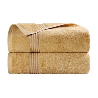 SUPERIOR Heritage 2 pc Egyptian Cotton Solid Bath Towel Set