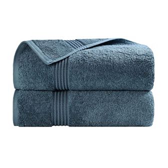 SUPERIOR Heritage 2 pc Egyptian Cotton Solid Bath Towel Set