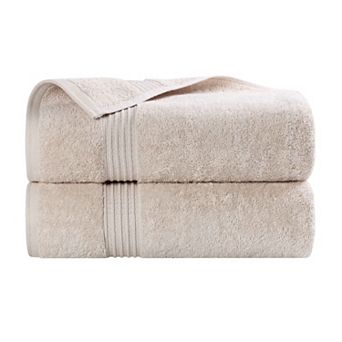 SUPERIOR Heritage 2 pc Egyptian Cotton Solid Bath Towel Set