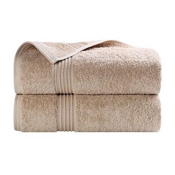 SUPERIOR Heritage 2 pc Egyptian Cotton Solid Bath Towel Set