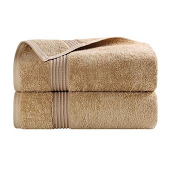 SUPERIOR Heritage 2 pc Egyptian Cotton Solid Bath Towel Set