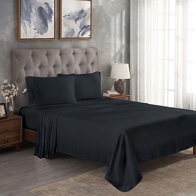 SUPERIOR Modal 300 Thread Count Lightweight Cooling Solid Extra Deep Pocket Bed Sheet Set