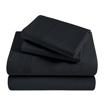SUPERIOR Modal 300 Thread Count Lightweight Cooling Solid Extra Deep Pocket Bed Sheet Set