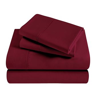 SUPERIOR Modal 300 Thread Count Lightweight Cooling Solid Extra Deep Pocket Bed Sheet Set
