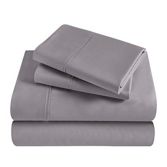 SUPERIOR Modal 300 Thread Count Lightweight Cooling Solid Extra Deep Pocket Bed Sheet Set