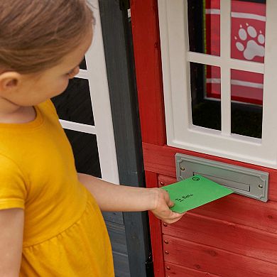 KidKraft Riverscape Wooden Playhouse with Working Doorbell