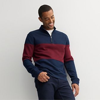 Men's Sonoma Goods For Life® Quarter Zip Sweatshirt