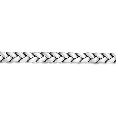 Men's LYNX Matte Finish Stainless Steel Chain Bracelet
