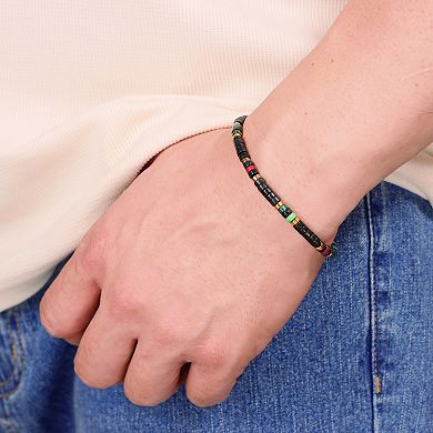 Men's LYNX Stainless Steel Multi-Stone Bracelet