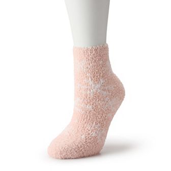 Women's SHINE Snowflake Cozy Crew Socks