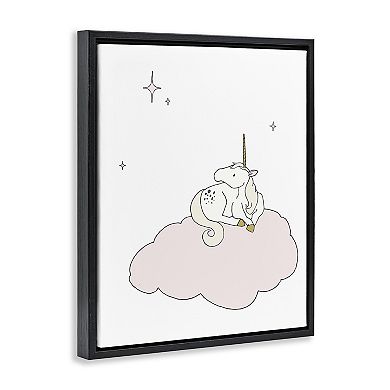 Stupell Home Decor Unicorn on Cloud Wall Art