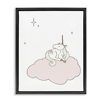 Stupell Home Decor Unicorn on Cloud Wall Art