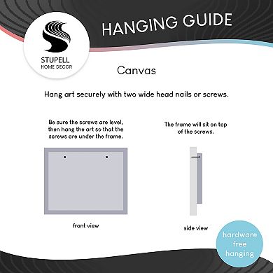 Stupell Home Decor Never Stop Looking Up Glam Canvas Wall Art