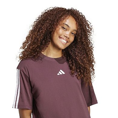 Women's adidas Essentials 3-Stripes Boyfriend Sportswear Tee