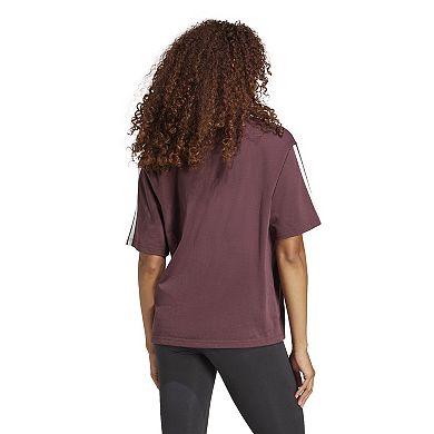 Women's adidas Essentials 3-Stripes Boyfriend Sportswear Tee