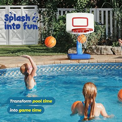 Toddler Basketball Hoop Indoor for Kids 1-3 - Height Adjustable Baby Basketball Hoop Set