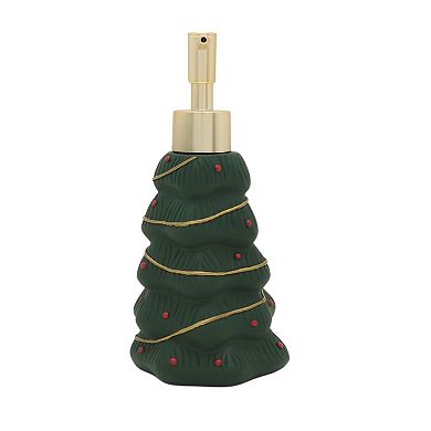 St. Nicholas Square® Tree Shaped Holiday Soap Pump