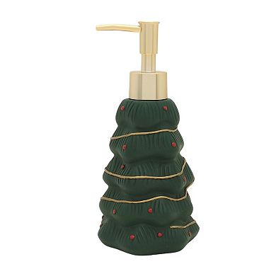 St. Nicholas Square® Tree Shaped Holiday Soap Pump