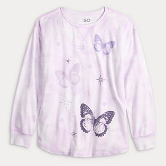 Girls 6-18 SO® Adaptive Cozy Oversized Graphic Tee