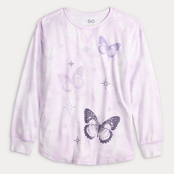 Girls 6-18 SO® Adaptive Cozy Oversized Graphic Tee