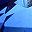 Silver Tone Blue