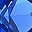 Gold Tone Blue