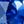 Silver Tone Blue