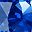 Silver Tone Blue