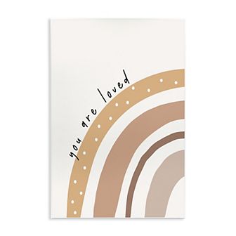 Stupell Home Decor You Are Loved Rainbow Plaque Wall Art