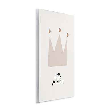 Stupell Home Decor Little Princess Crown Plaque Wall Art