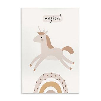 Stupell Home Decor Magical Unicorn & Rainbow Wall Plaque