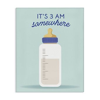 Stupell Home Decor "It's 3am Somewhere" Phrase Wall Art