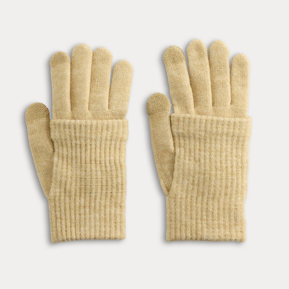 Women's Sonoma Goods For Life® Knit Overlay Heathered Magic Gloves