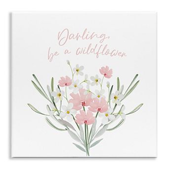 Stupell Home Decor Be A Wildflower Phrase Plaque Wall Art