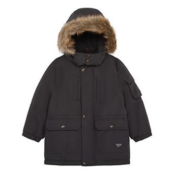 Baby & Toddler Carter's Hooded Parka with Faux Fur Trim