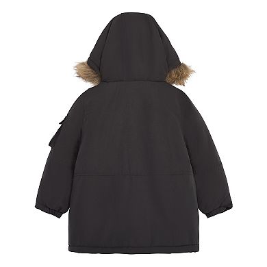 Baby & Toddler Carter's Hooded Parka with Faux Fur Trim