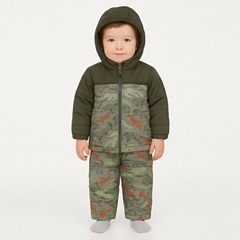 Toddler Boy Carter's 2 pc Insulated Snow Suit with Hood