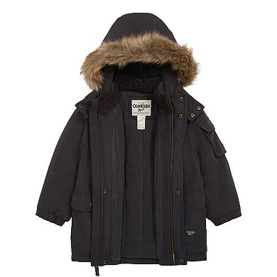 Baby Boy Carter's Faux Fur Trim Hooded Parka