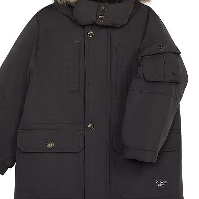 Baby Boy Carter's Faux Fur Trim Hooded Parka