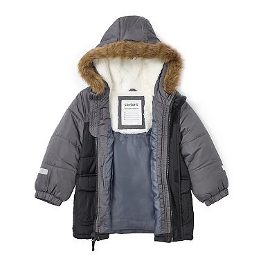 Toddler Carter's 2-pc. Snowsuit Set with Bib Pant & Hooded Jacket
