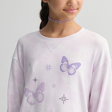 Girls 6-20 SO® Cozy Oversized Graphic Tee in Regular & Plus Size