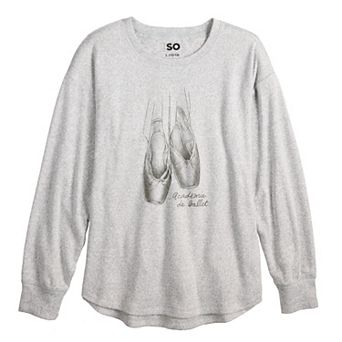 Girls 6-20 SO® Cozy Oversized Graphic Tee in Regular & Plus Size