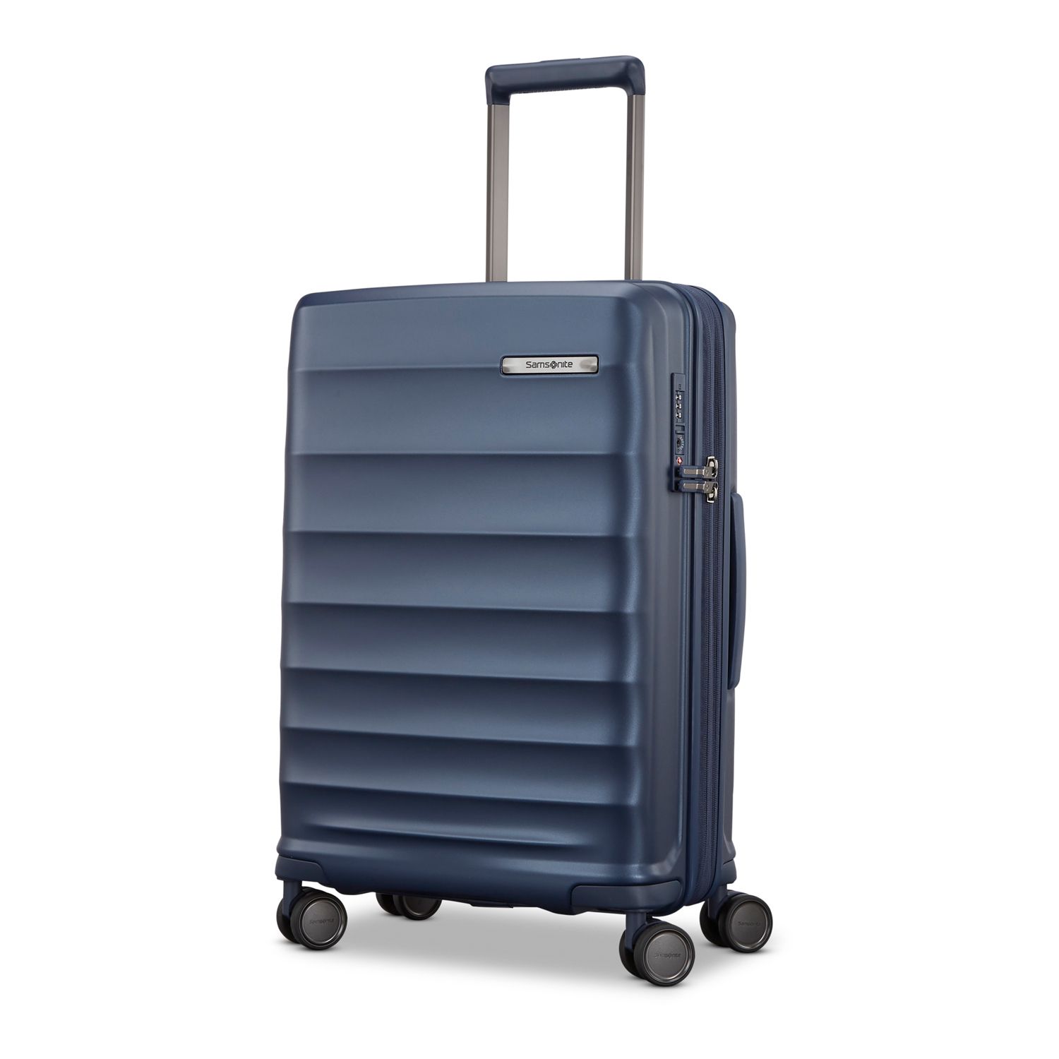 Samsonite Drive X 20-Inch Carry-On Hardside Spinner Luggage - Cadet Navy