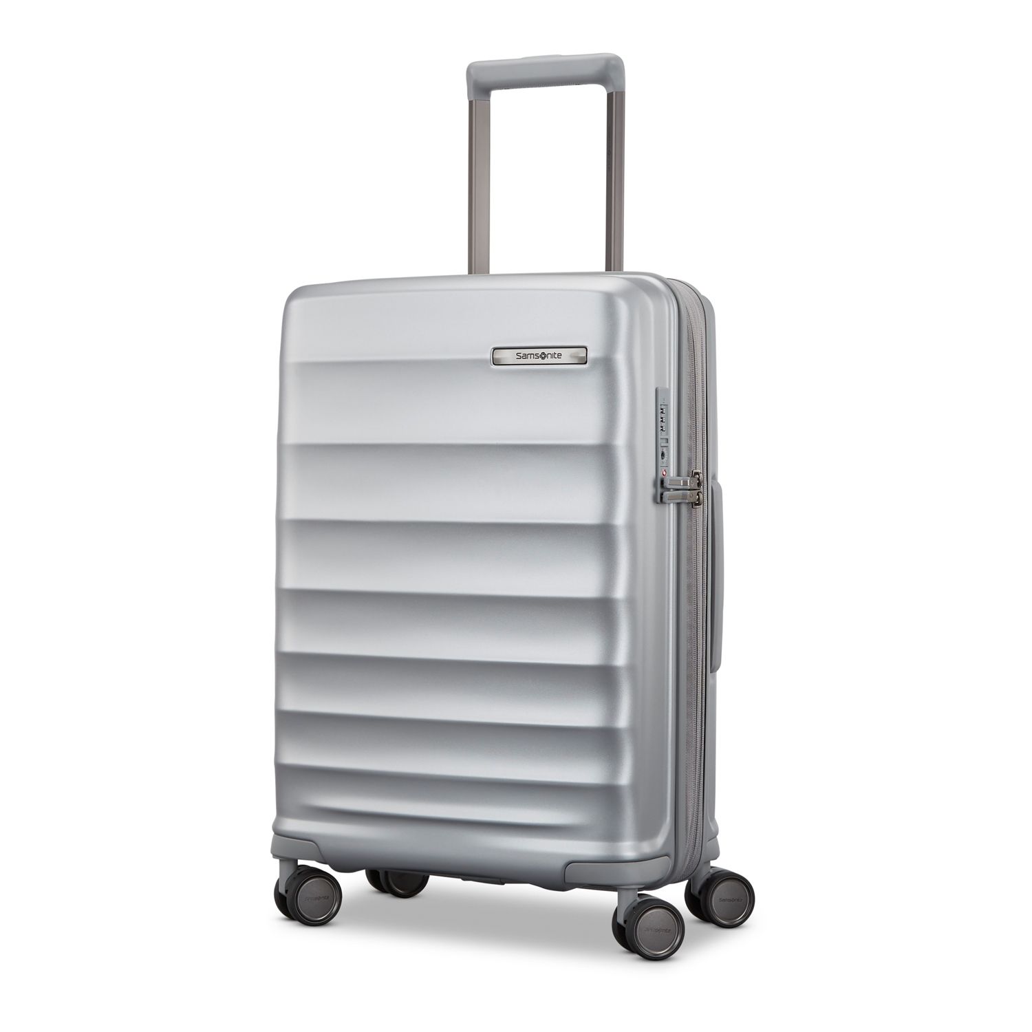 Samsonite Drive X 20-Inch Carry-On Hardside Spinner Luggage - Starlight Silver