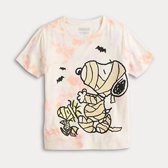 Girls 7-16 Peanuts Snoopy Mummy Halloween Graphic Tee
