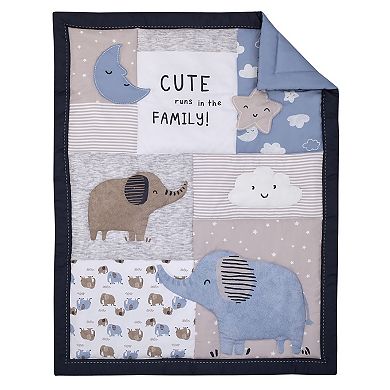 Carter's 3-pc. Elephant Crib Bedding Set