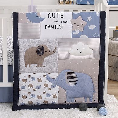 Carter's 3-pc. Elephant Crib Bedding Set