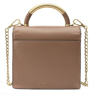 BCBGeneration Top Handle Crossbody Bag with Pushlock Flap